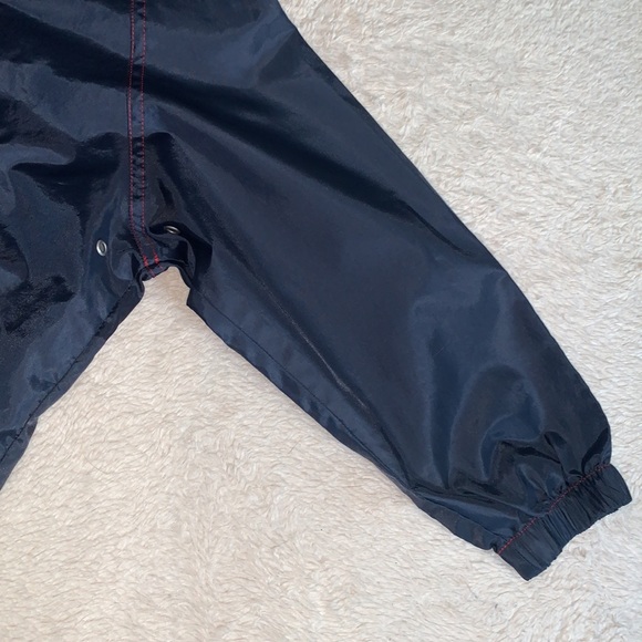 GAP Navy Blue and Red Windbreaker Jacket Hood 6/7 EUC - Picture 7 of 15
